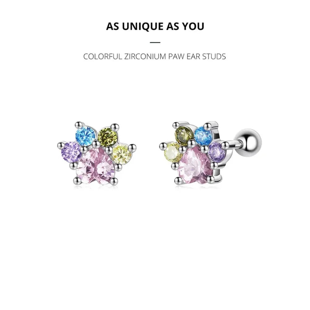 925 Sterling Silver Star And Butterfly Stud Earrings - Delicate And Fine Jewelry