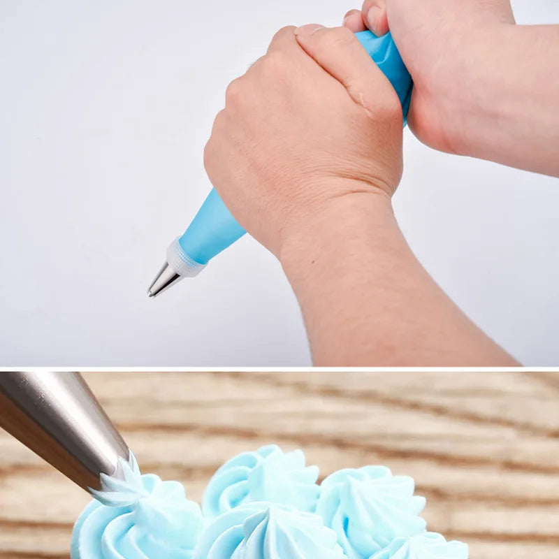28cm Anti-skid Plastic Cake Turntable Rotating Cake Decorating Tools Pastry Bags Nozzles Set Spatula Kitchen Gadget Sets cozinha