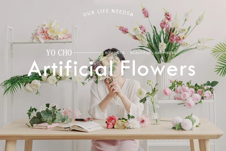 Bridal Bridesmaid Wedding Bouquet White Pink Champagne Artificial Rose Bride Holding Flowers Mariage Decor Wedding Accessories