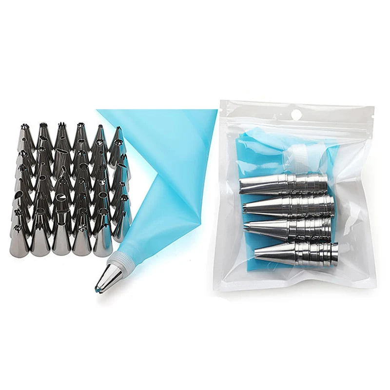 28cm Anti-skid Plastic Cake Turntable Rotating Cake Decorating Tools Pastry Bags Nozzles Set Spatula Kitchen Gadget Sets cozinha