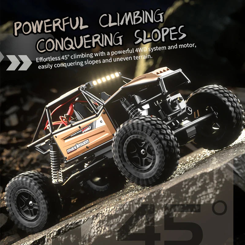 High-Speed LED Off-Road RC Climbing Car for Kids-1