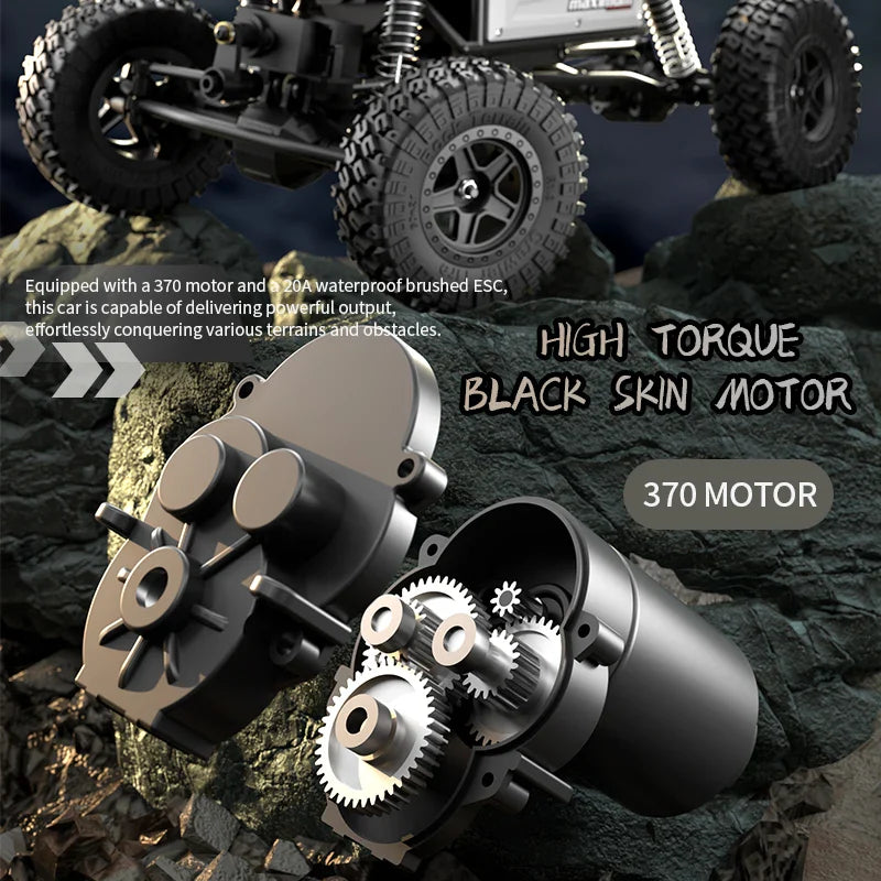 High-Speed LED Off-Road RC Climbing Car for Kids-3