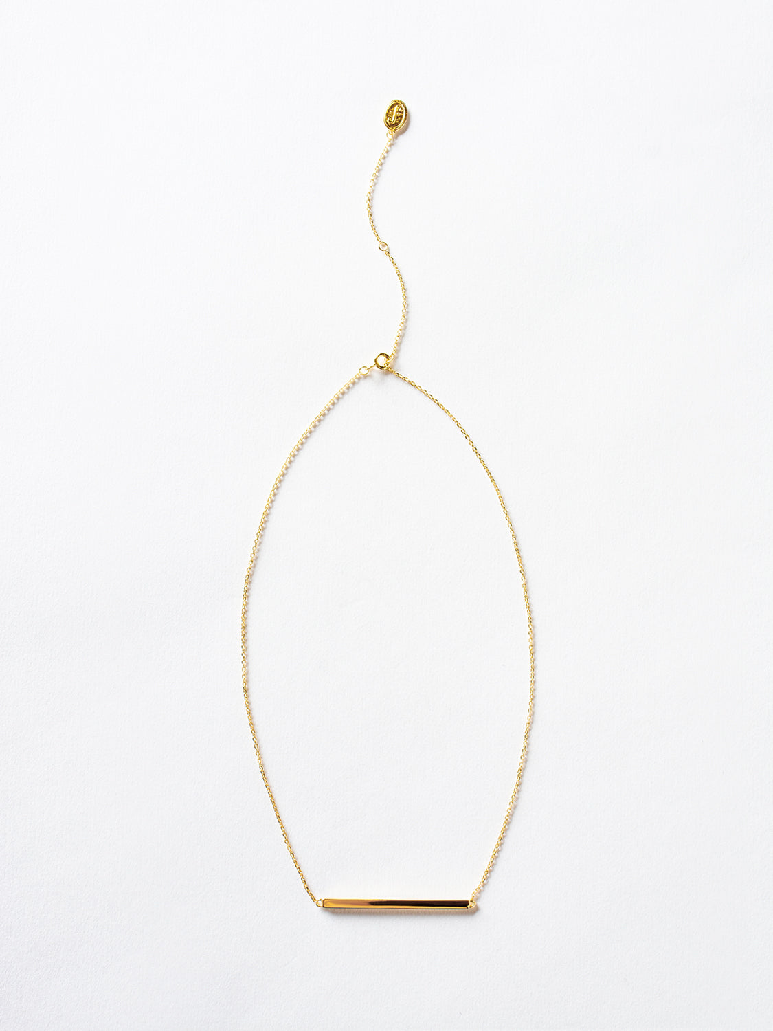 Gold Bar Necklace-3