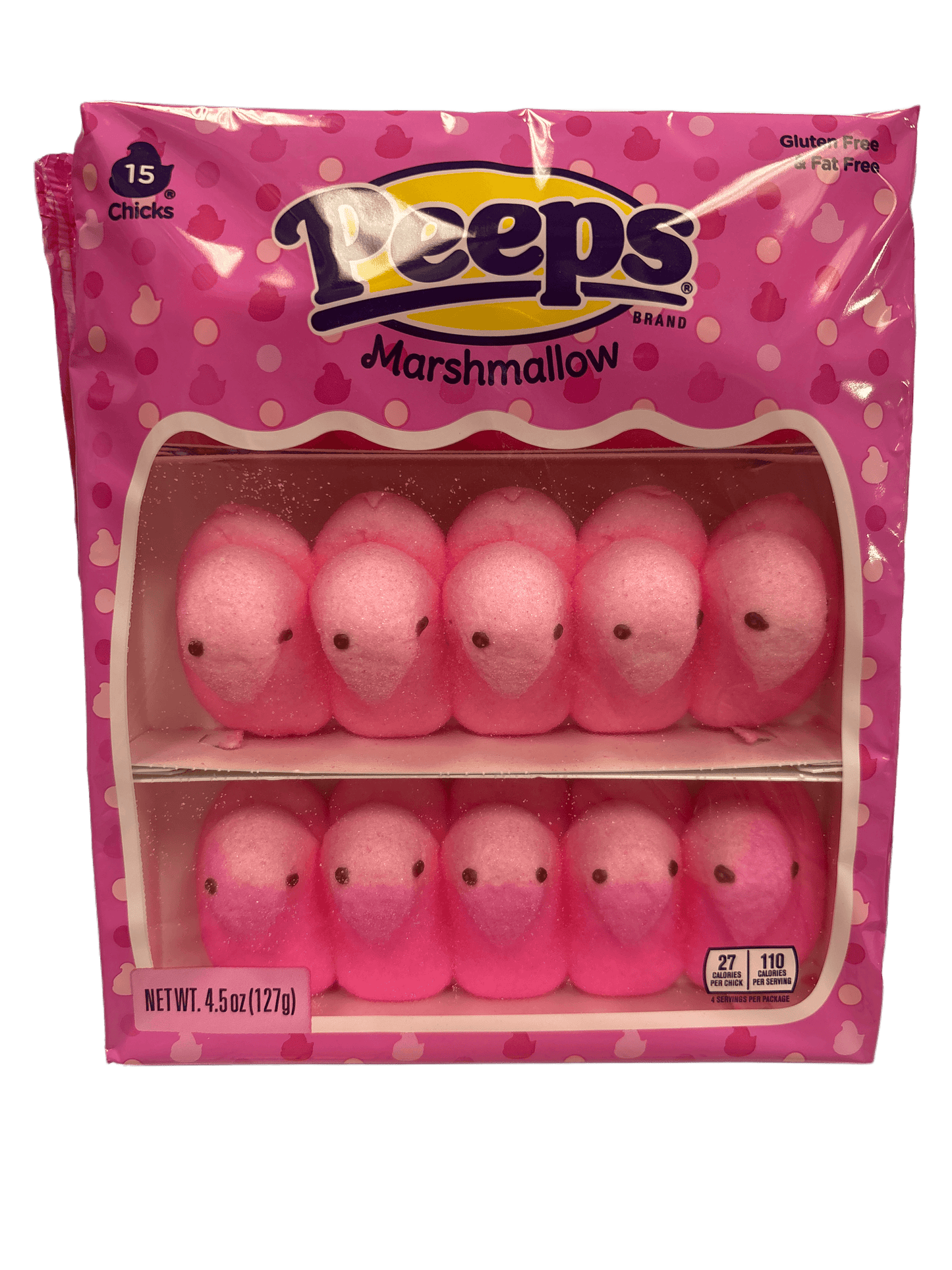 Peeps Marshmallow Pink Easter Pack 15 Chicks