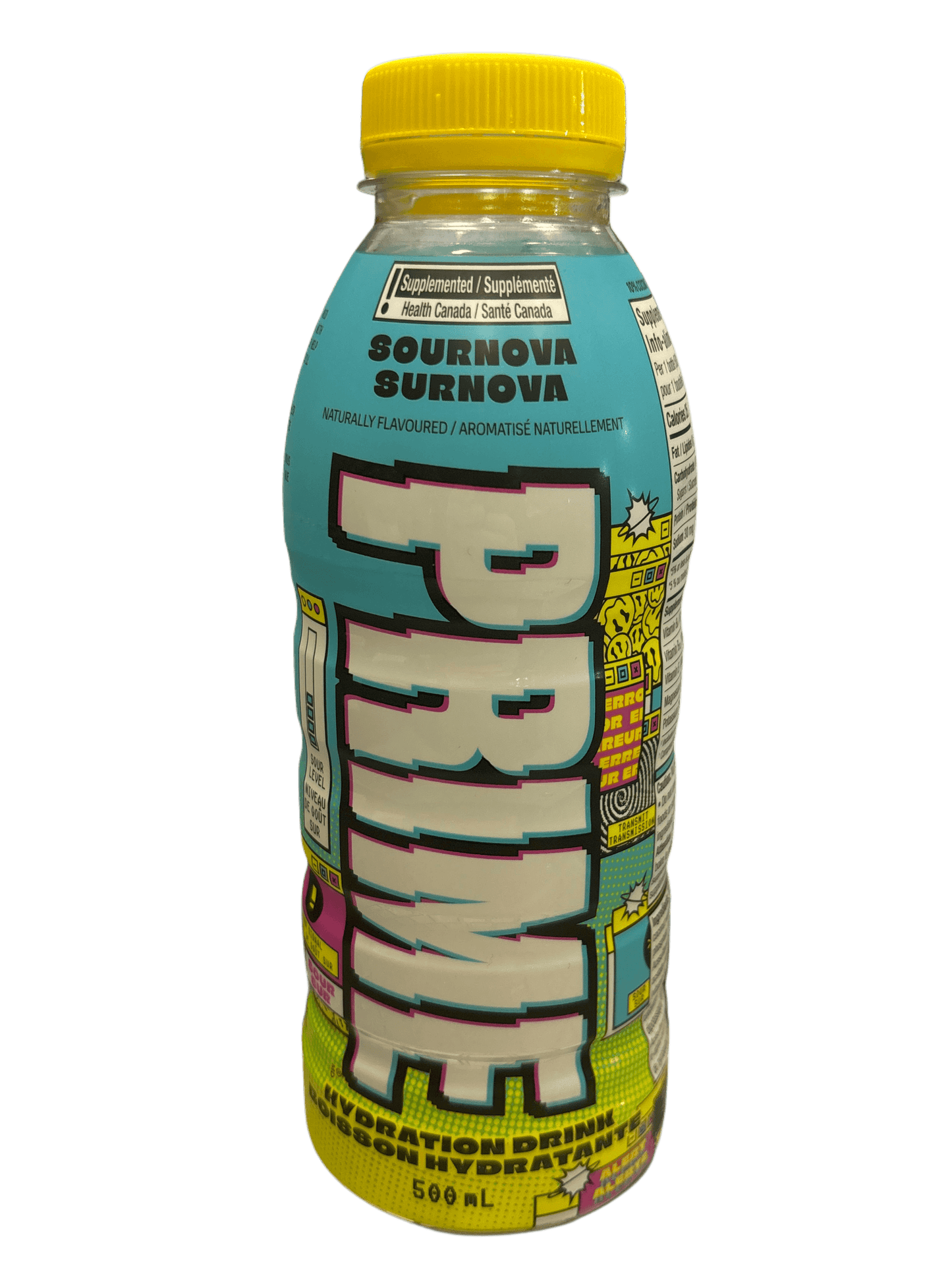 Prime Hydration SOUR NOVA Drink 500ML - Canadian Edition