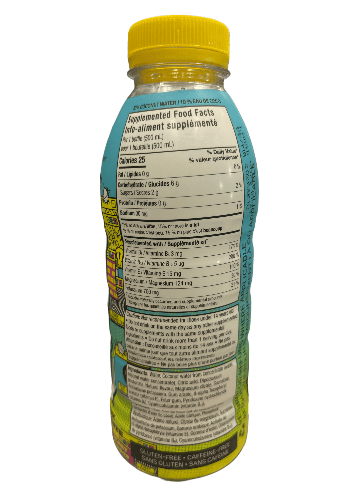 Prime Hydration SOUR NOVA Drink 500ML - Canadian Edition