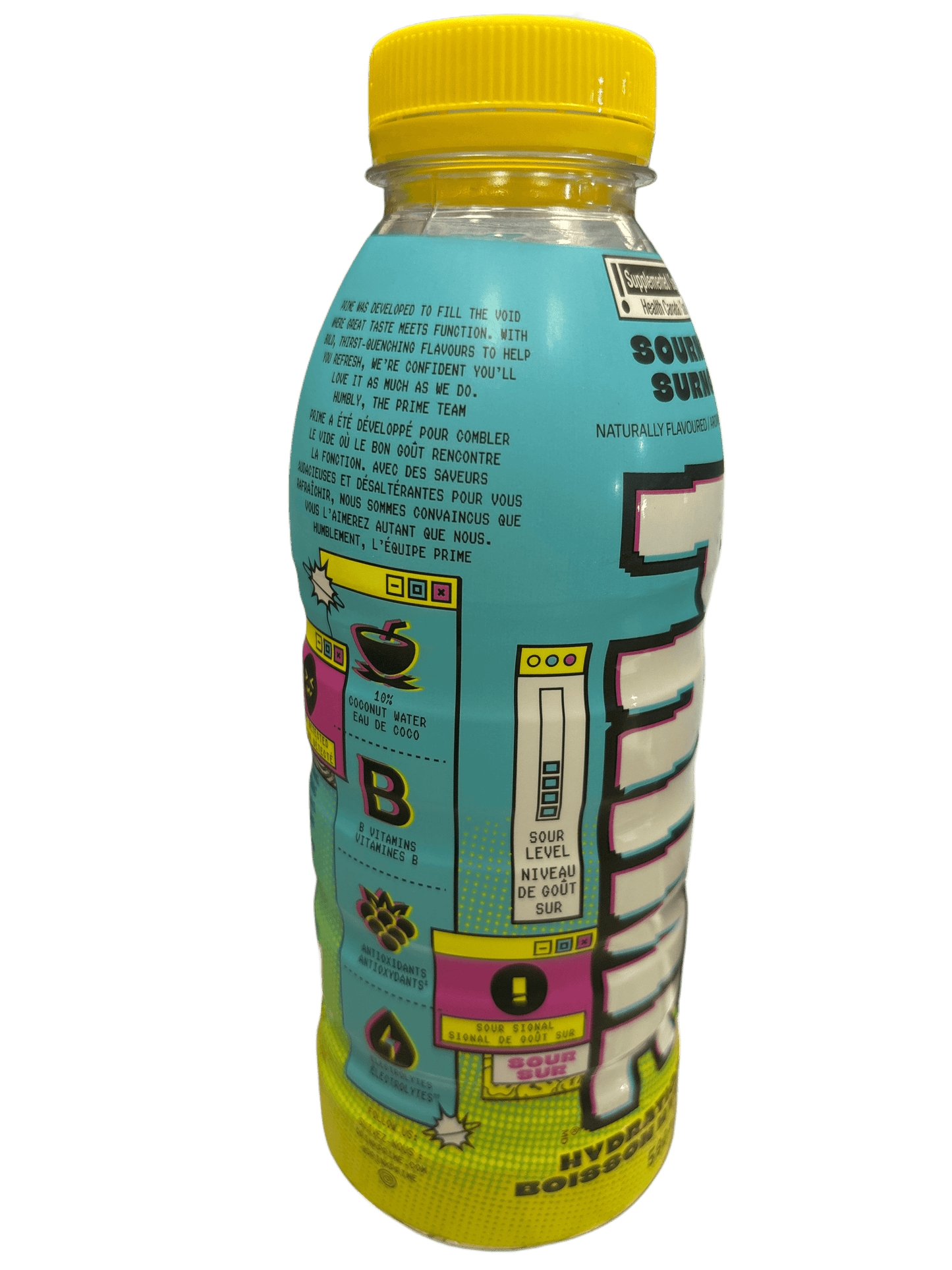 Prime Hydration SOUR NOVA Drink 500ML - Canadian Edition