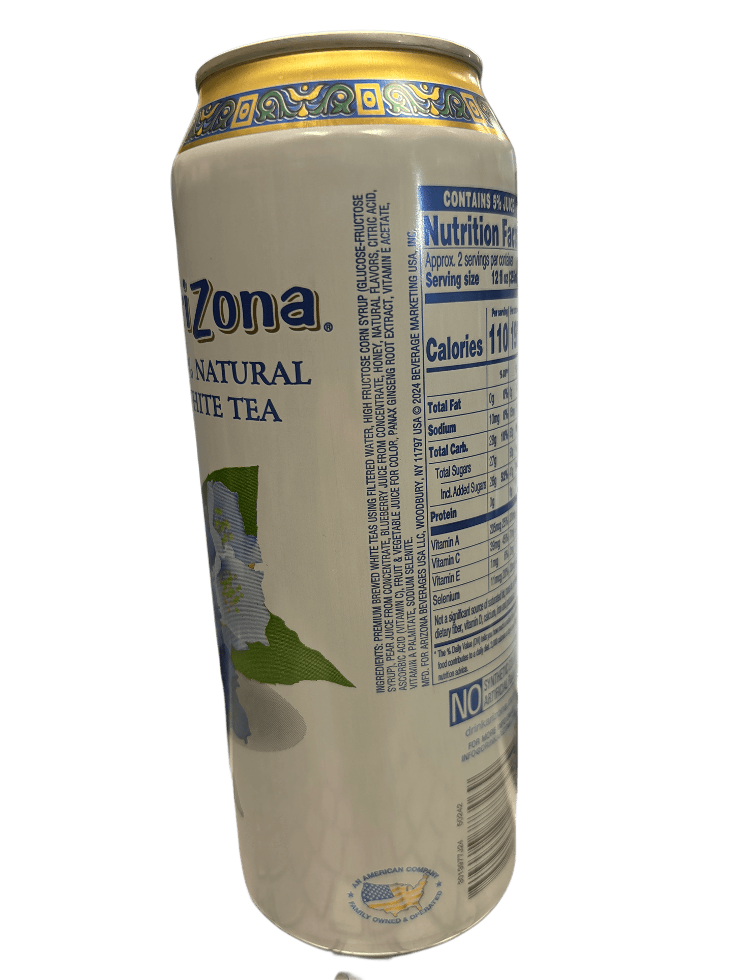 Arizona Blueberry White Tea Drink 500ML - U.S Edition