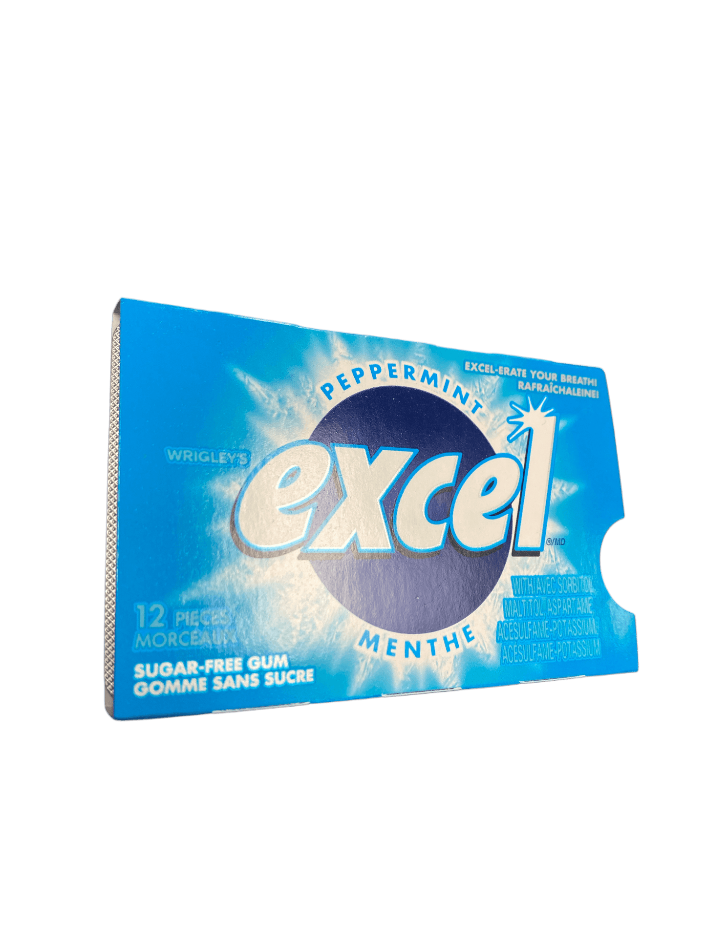 Excel Peppermint Gum 12 Pieces - Canadian Edition