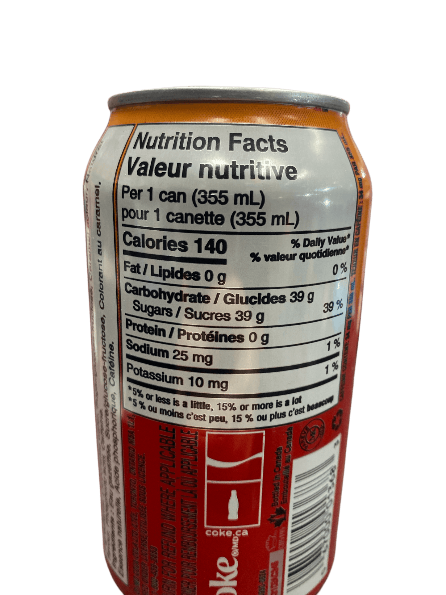 Coca Cola Orange Cream Soda Can 355 ML - Canadian Edition