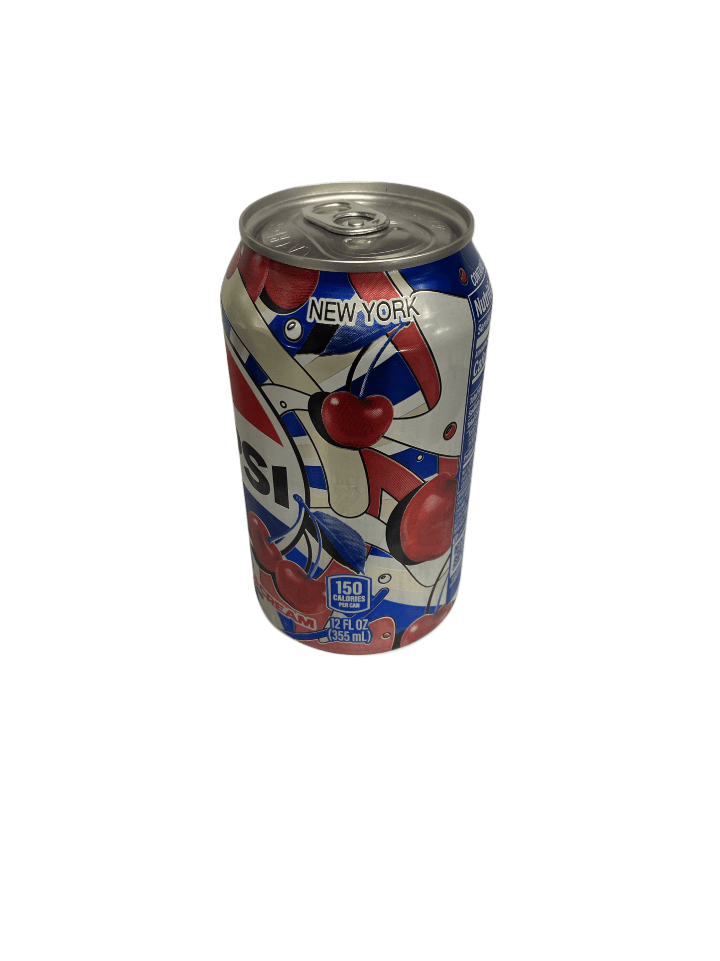 Pepsi Wild Cherry & Cream Soda Can 355ML - New York Edition - U.S Edition