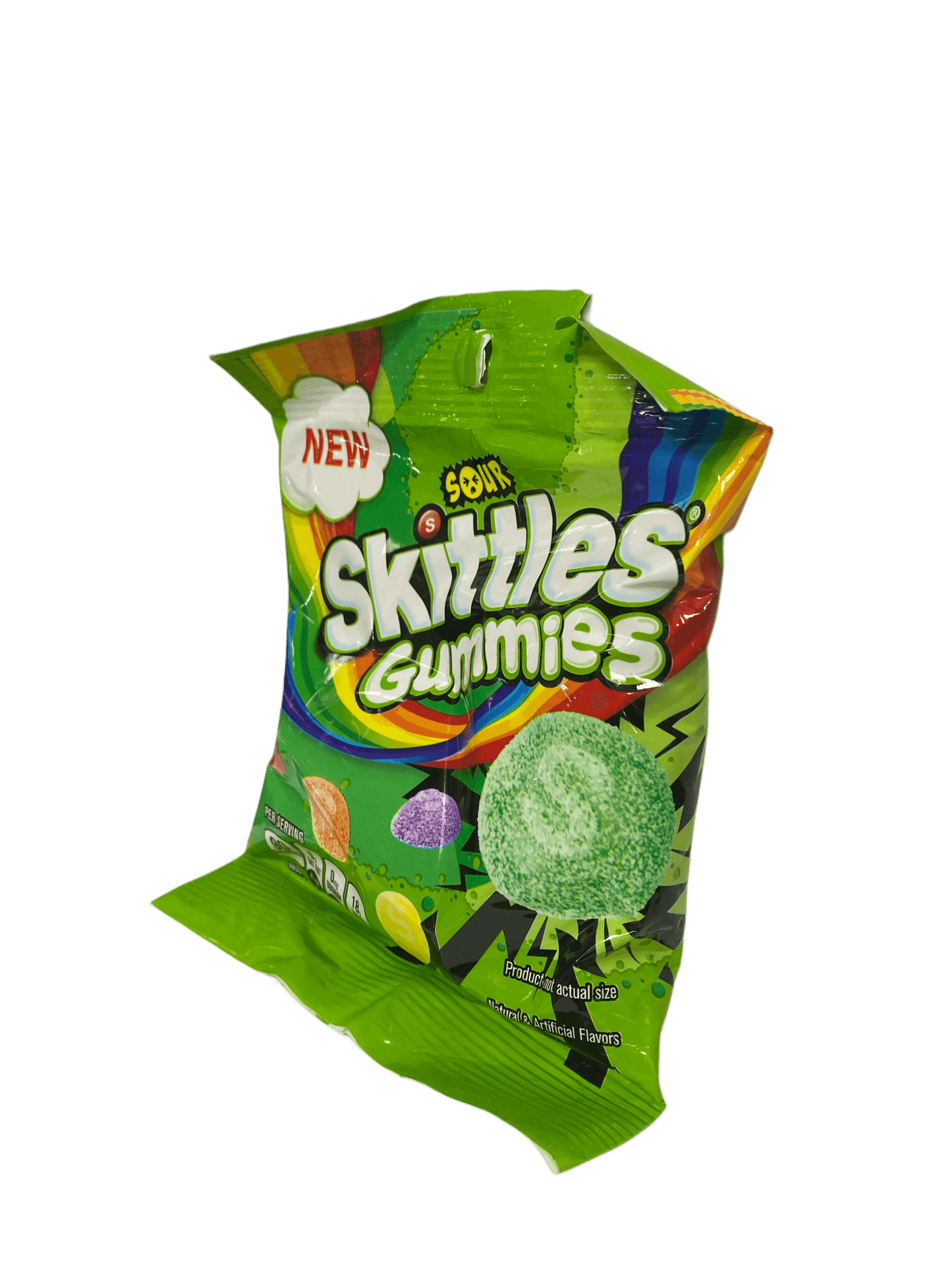 Sour Skittles Gummies Candy Bag 5.80OZ - Canadian Edition
