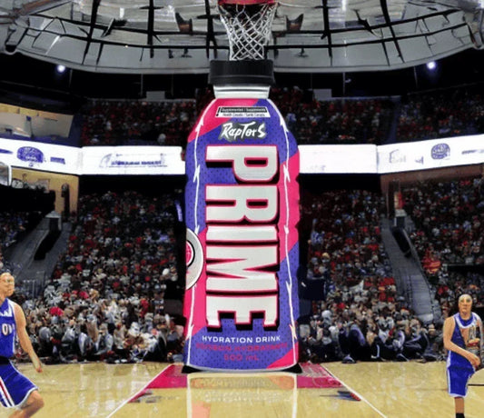 Prime Hydration Toronto Raptors V2 Edition 500ML - Canadian Edition