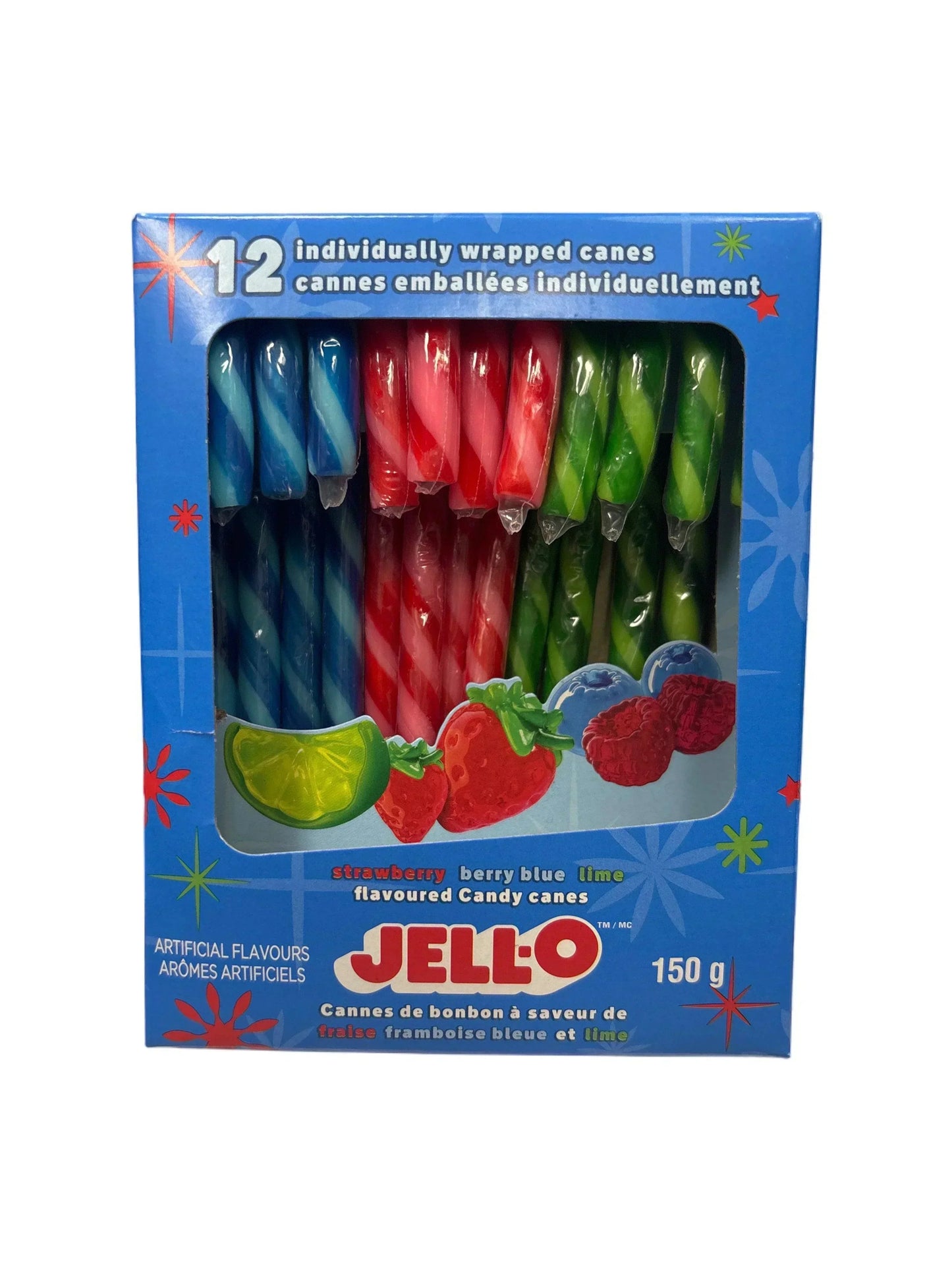 Kraft Jell-O Candy Canes - 12 Pack - U.S Edition