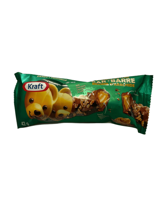 Kraft Milk Chocolate Peanut Butter Bar 42G - Canadian Edition