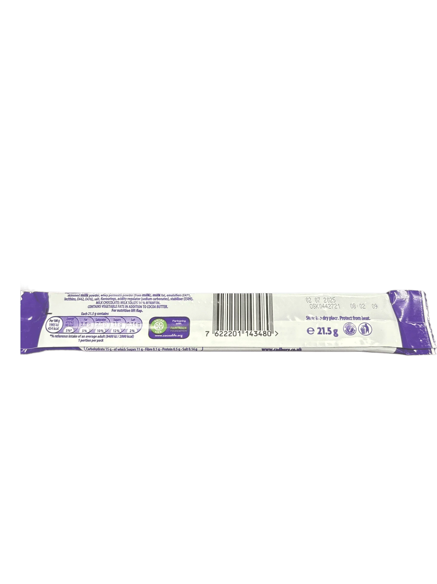 Cadbury Curly Wurly Chocolate Bar 21.8G - U.K edition