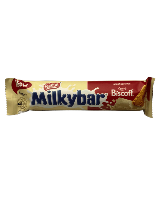 Nestle Milkybar Lotus Biscoff Chocolate Bar 44G - Austrialian Edtion