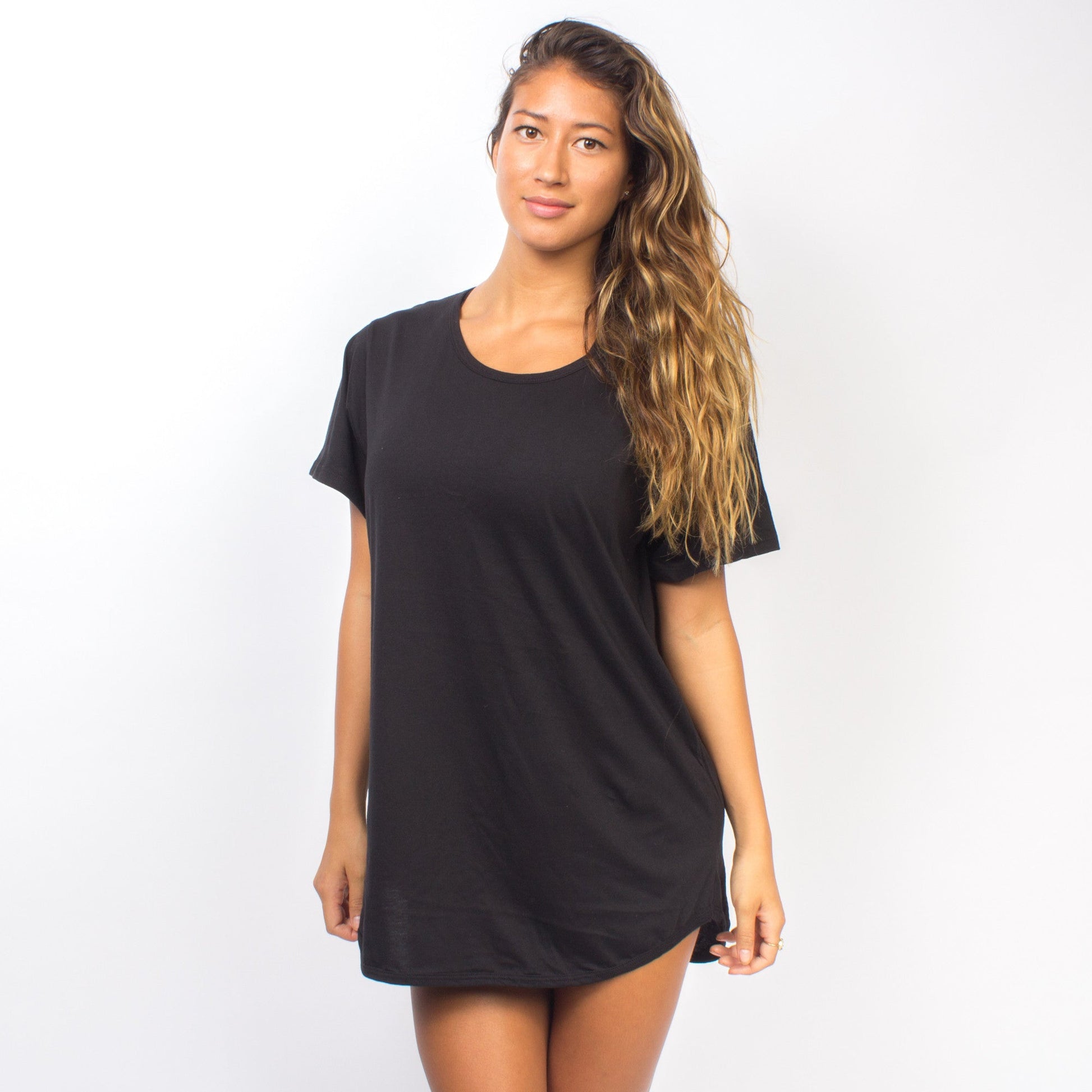 3011 - CLOSEOUT Unisex Curved Hem Tee-4