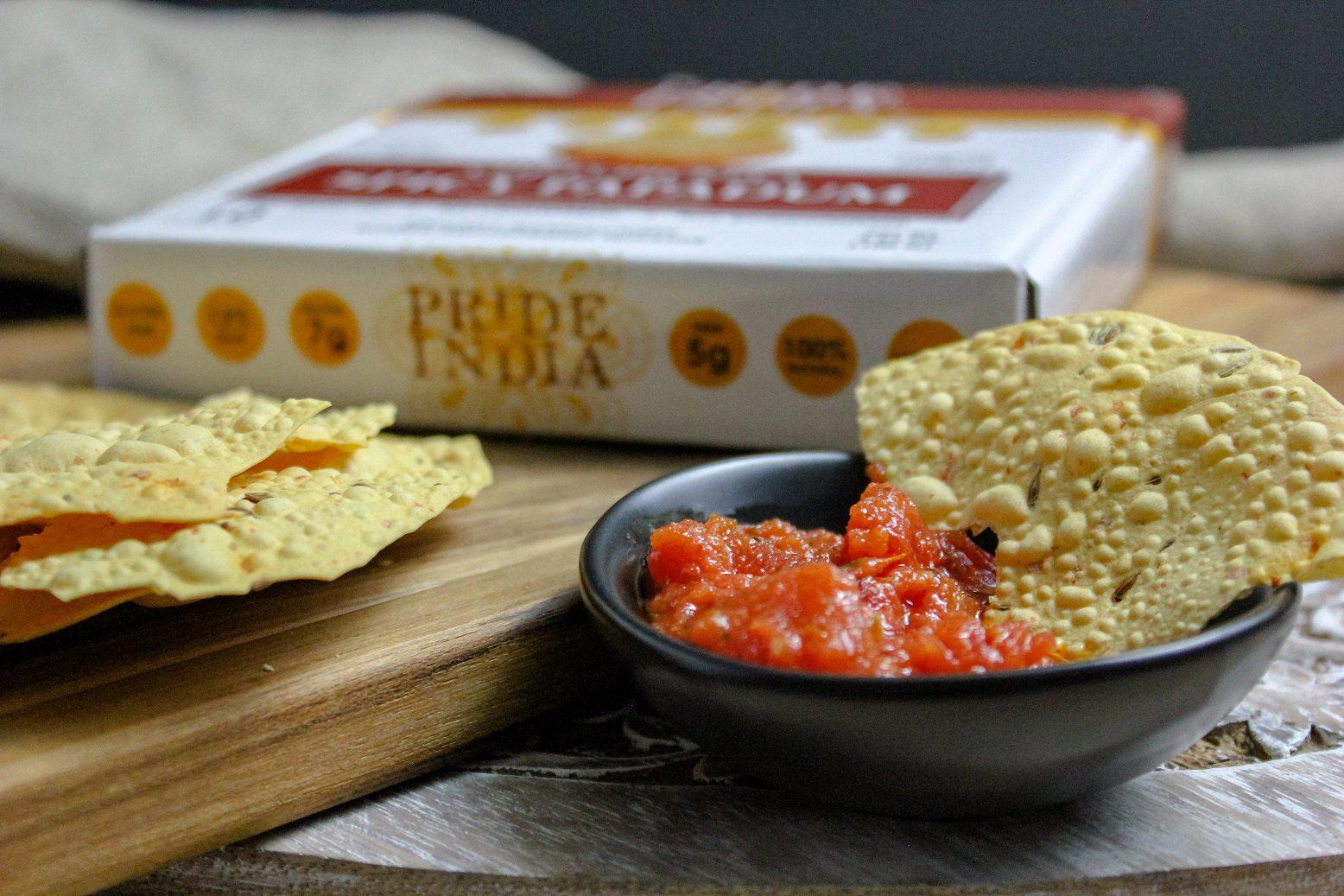 Assorted Papadum Lentil Crisps - Plain, Salty & Spicy-1