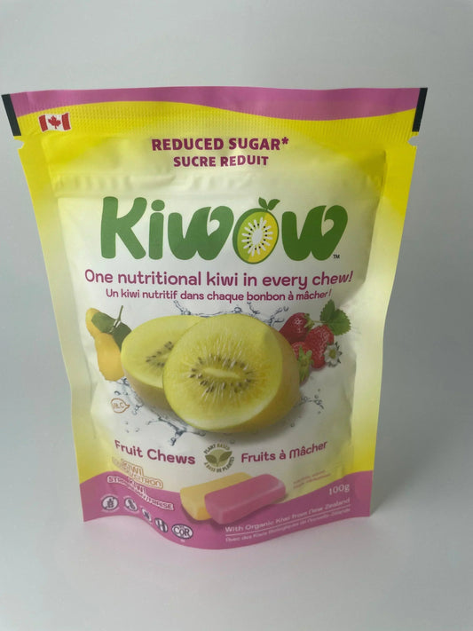 KIWOW Mixed Fruit Candy Bag 100G - Canadian Edition