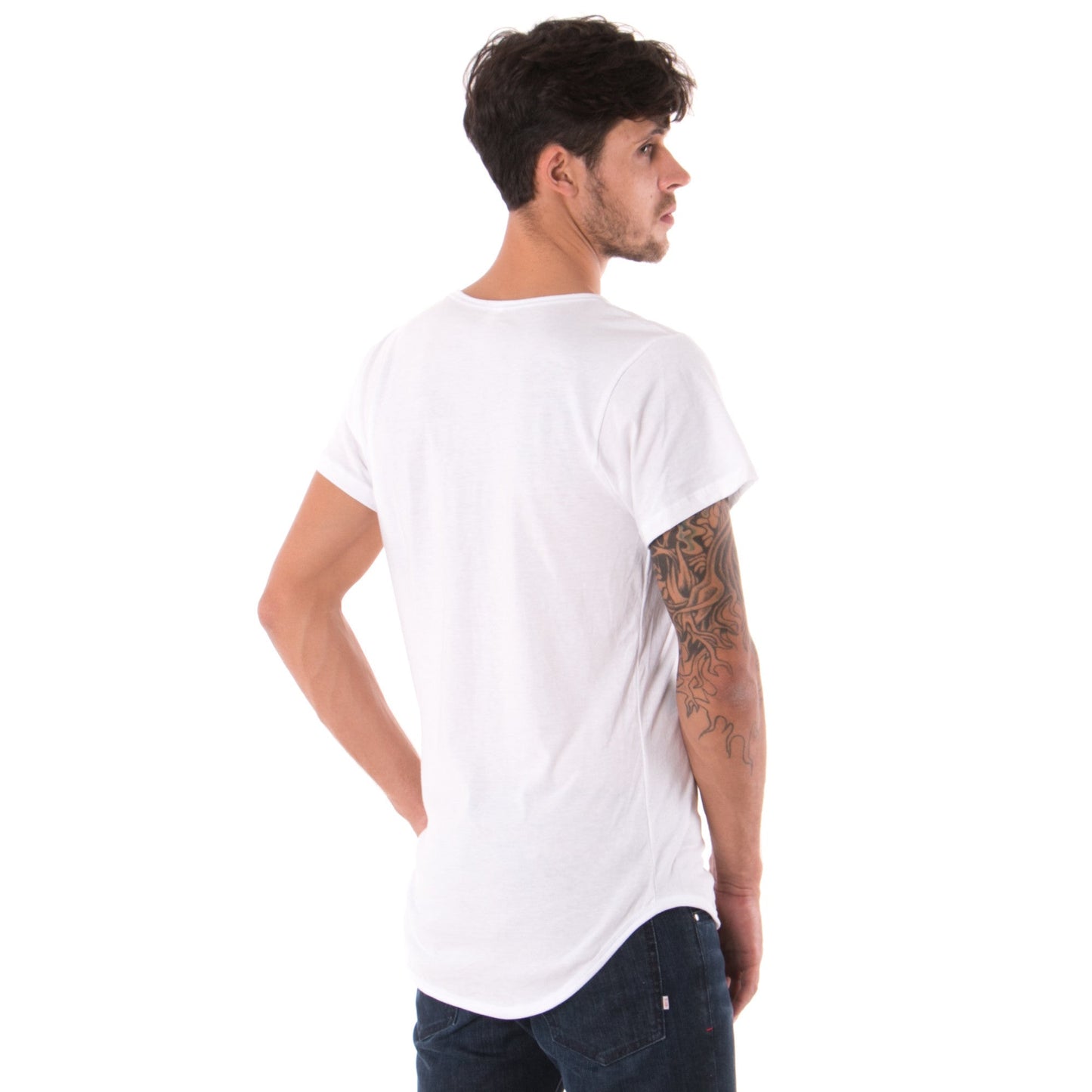 3011 - CLOSEOUT Unisex Curved Hem Tee-1