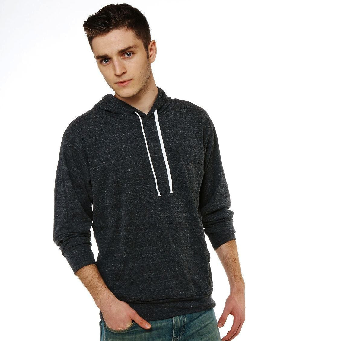 3003TB - CLOSEOUT Unisex Tri-Blend Lightweight Hoodie-1