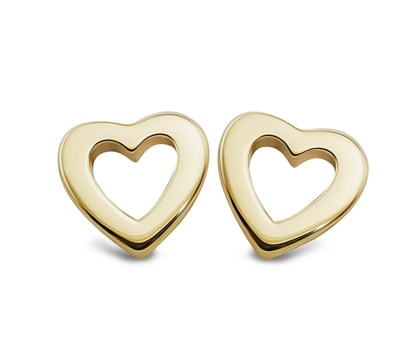 Oorbellen Open Hart Goudkleur JE038G-0