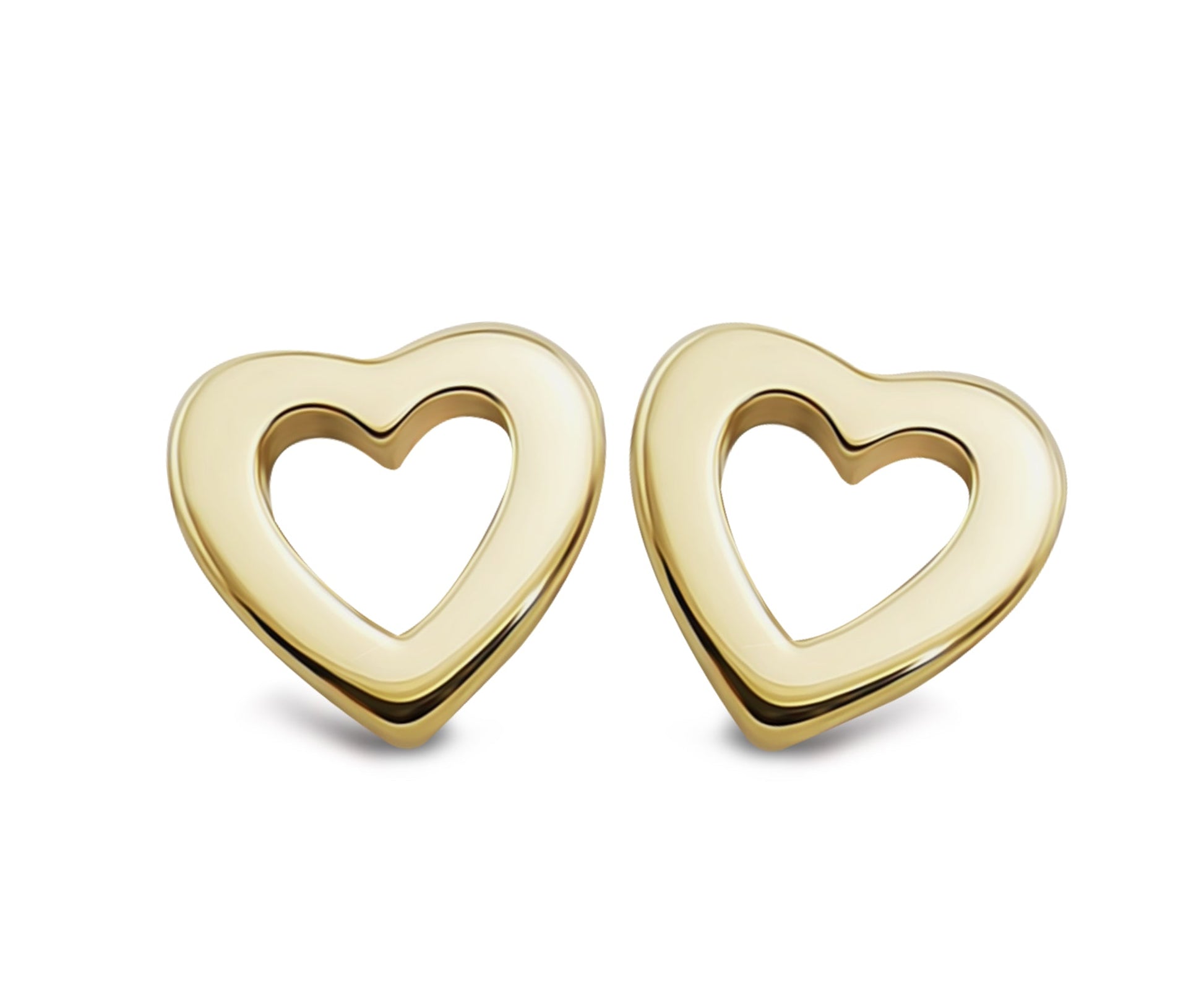Oorbellen Open Hart Goudkleur JE038G-0