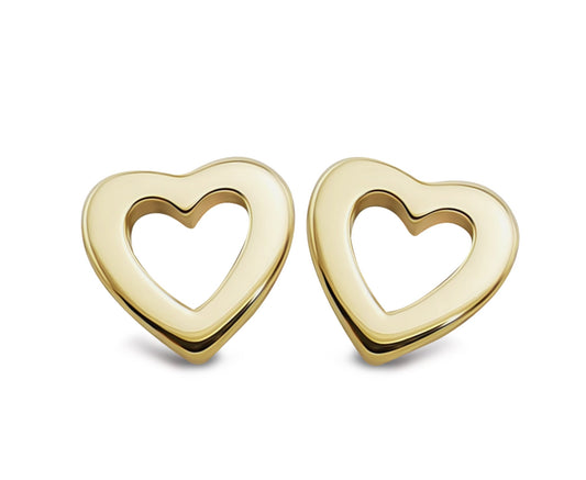 Oorbellen Open Hart Goudkleur JE038G-0