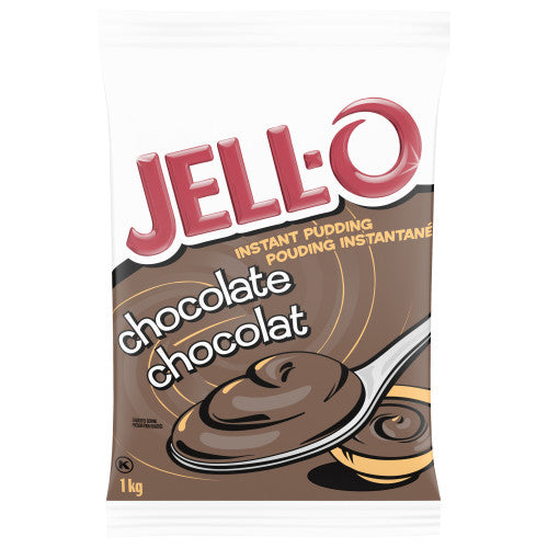 Chocolate - JELL-O Instant - Pudding Powder - Dessert Mix - 2 x 1kg/Case-0
