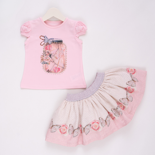 Jenna's Jar Girls Skirt Set-0