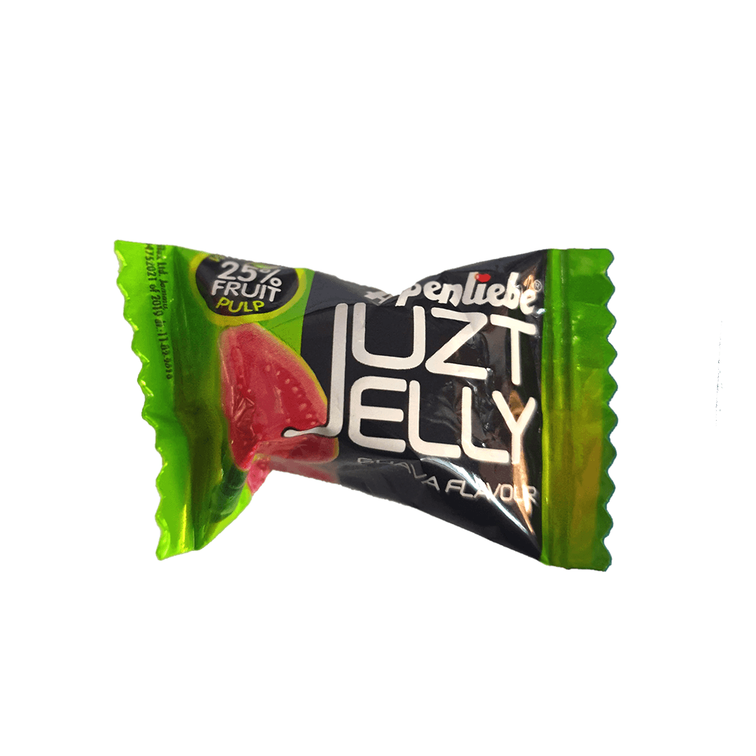 Alpenliebe Vegetarian Juzt Jelly, Guava pack of 20-0