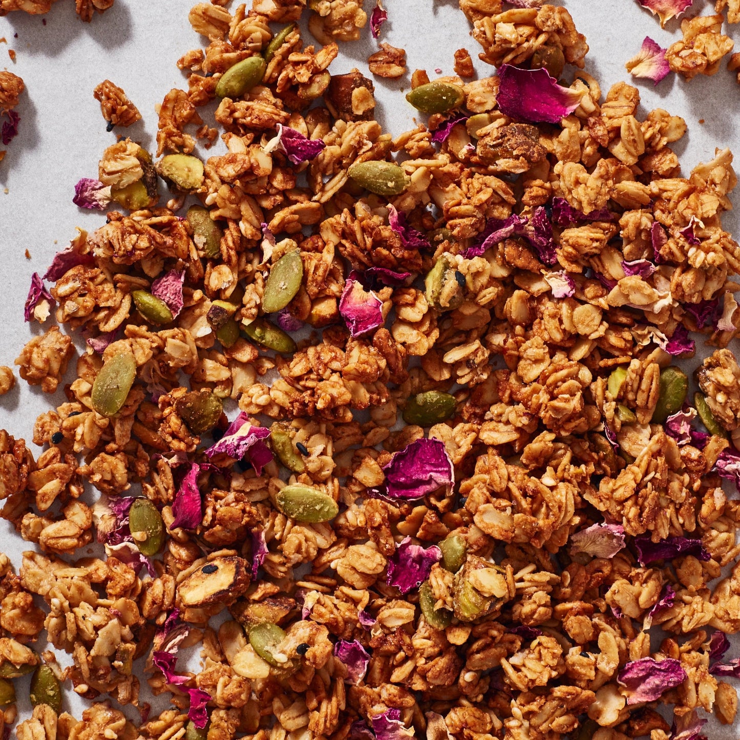 Tahini Rose Pistachio | Granola Clusters