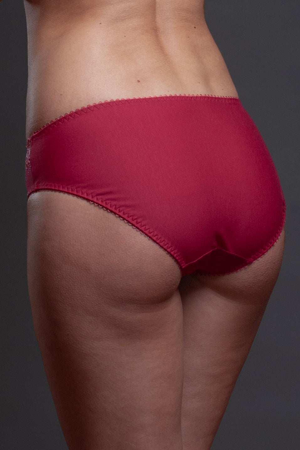 Lavinia Sweet Raspberry Soft Cotton Bikini Panty-1