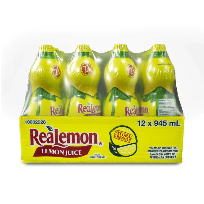 Lemon Juice - Realemon - Juices and Beverages - 12 x 945ml/Case-1