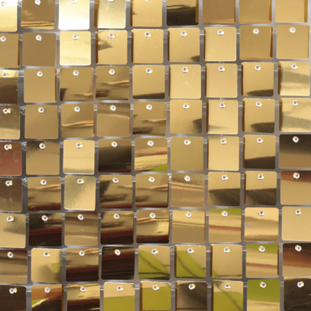Light Gold Shimmer Wall Backdrop – 18 pcs Decorative Panels Glitter-4