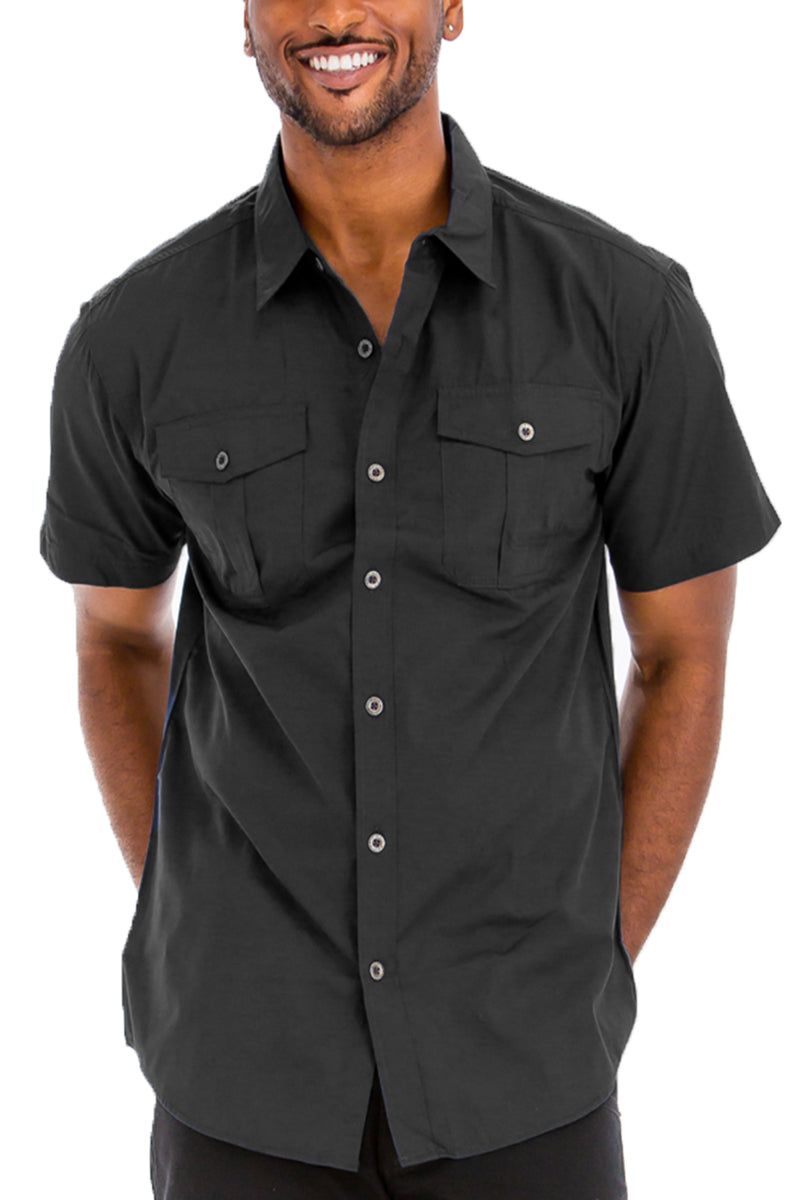 Classic Two Pocket Button Down-5