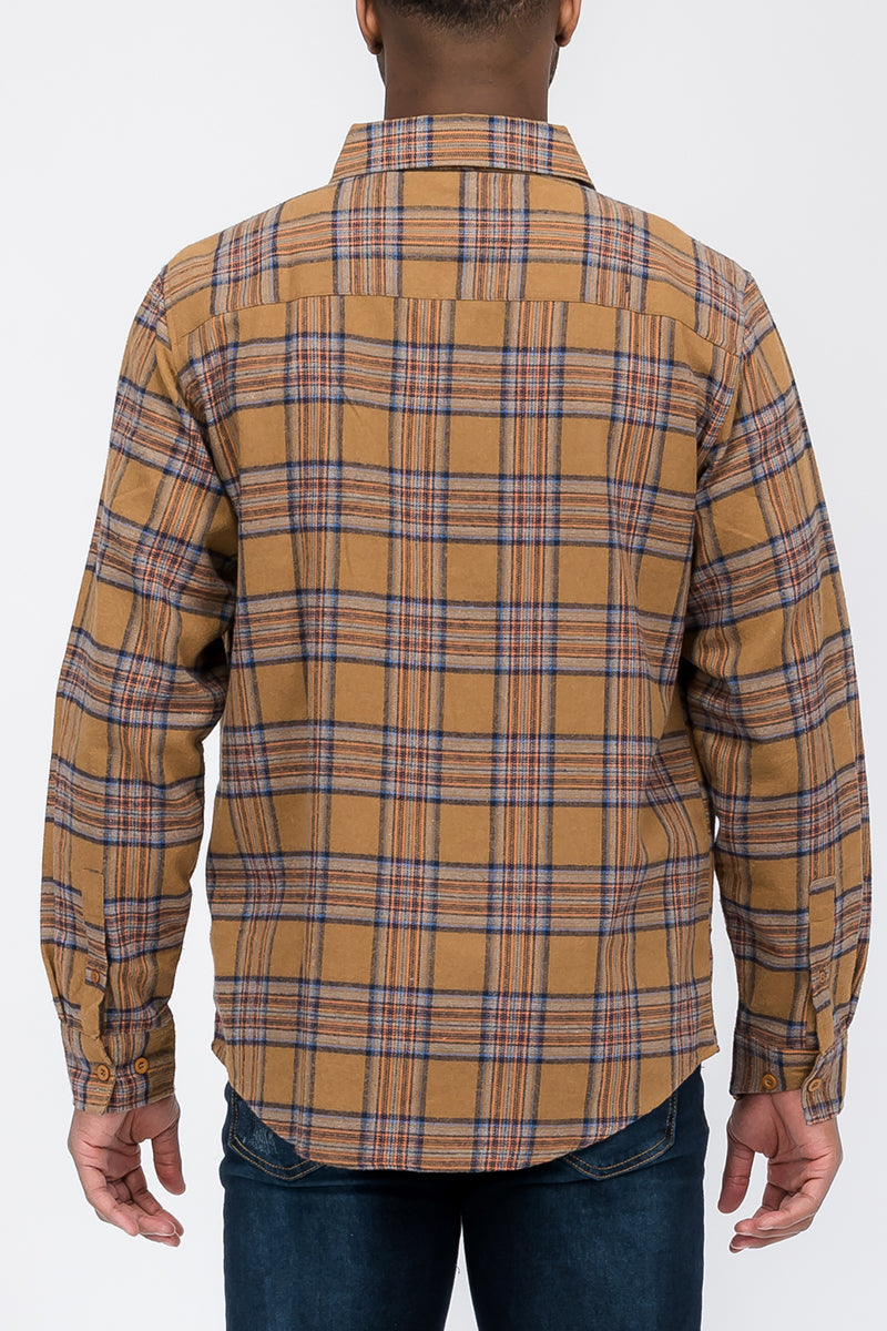 Brushed Flannel Shirt-3