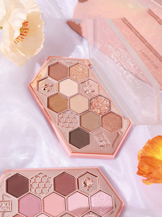 Matte and Glitter Eyeshadow Palette-0