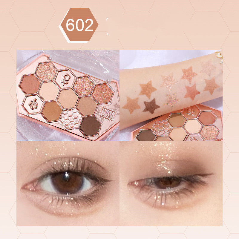 Matte and Glitter Eyeshadow Palette-2