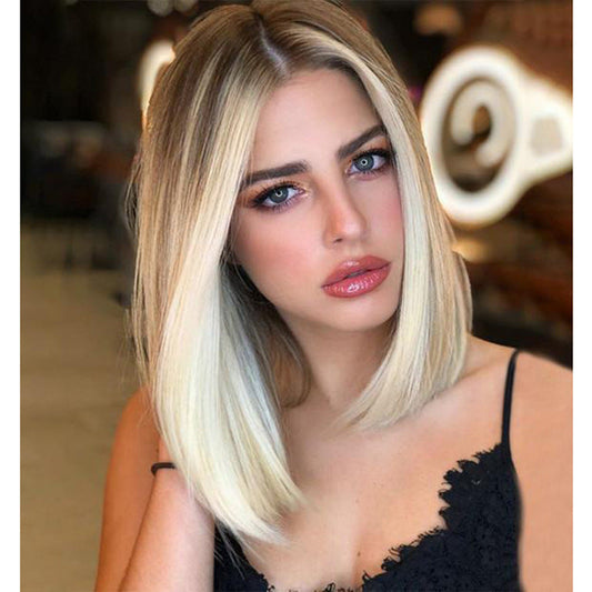 Medium Bob Gradient Women's Wig-0