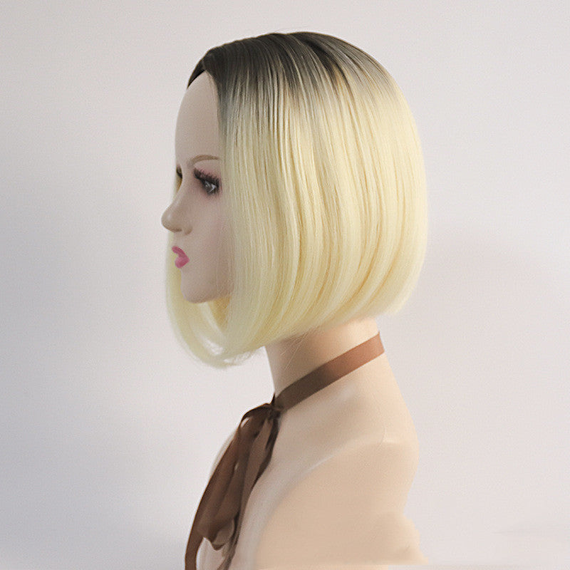Medium Bob Gradient Women's Wig-3