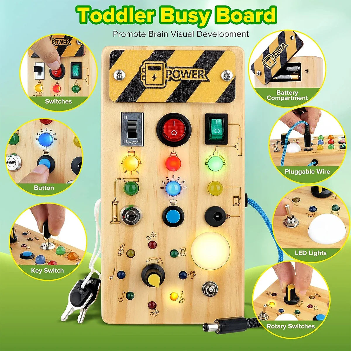 Montessori Busy Board-4