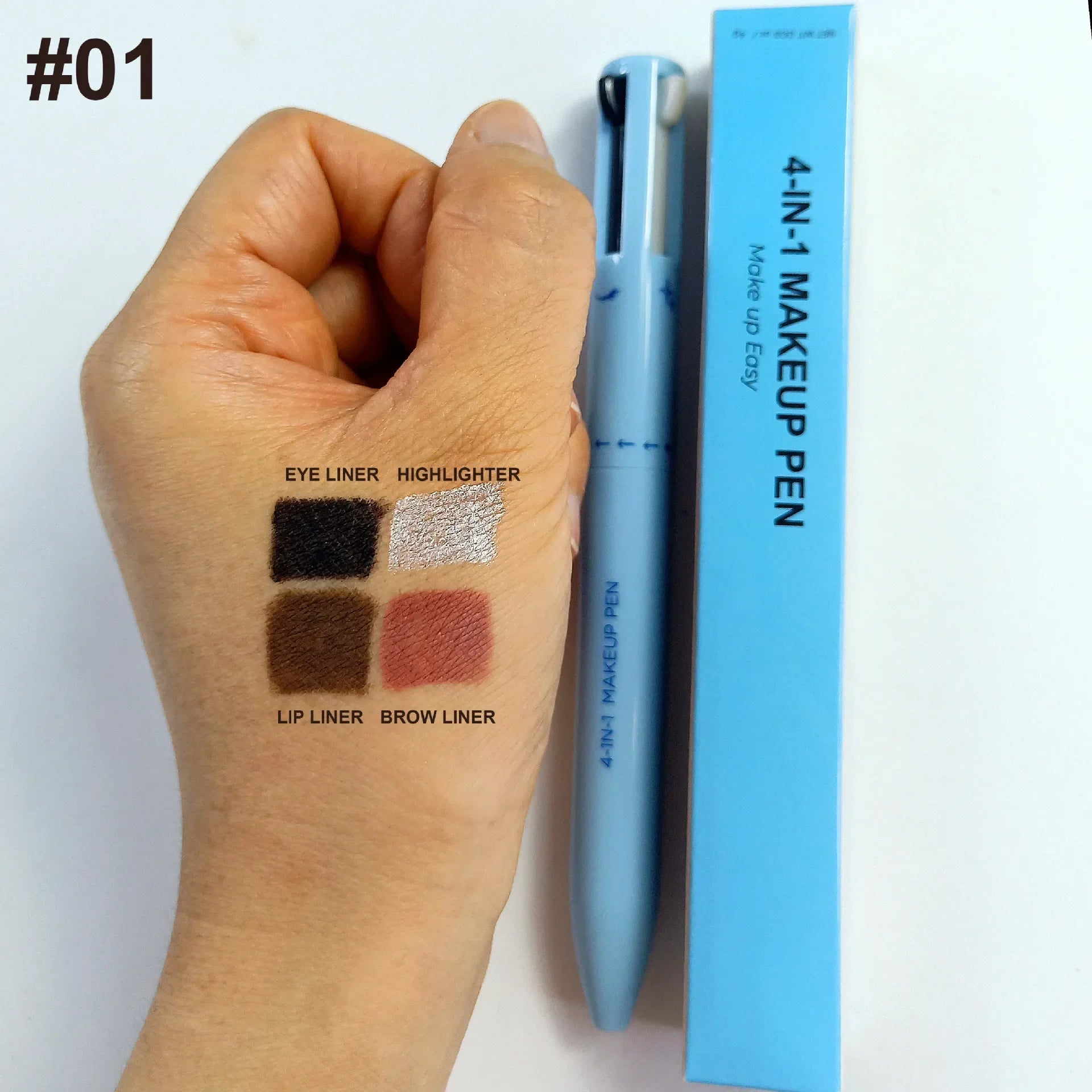 Multi-Effect 4 In 1 Eyeliner Eyebrow Pencil-6