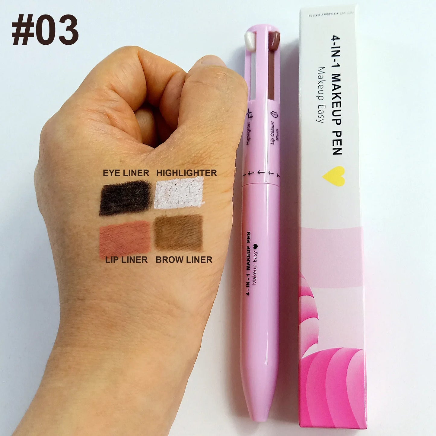 Multi-Effect 4 In 1 Eyeliner Eyebrow Pencil-7