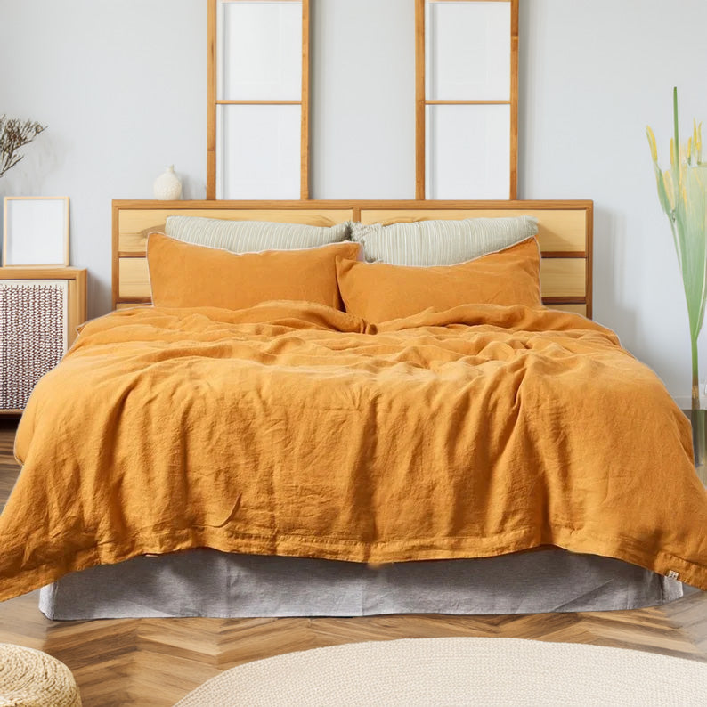 Linen Cotton Sheet Sets-18