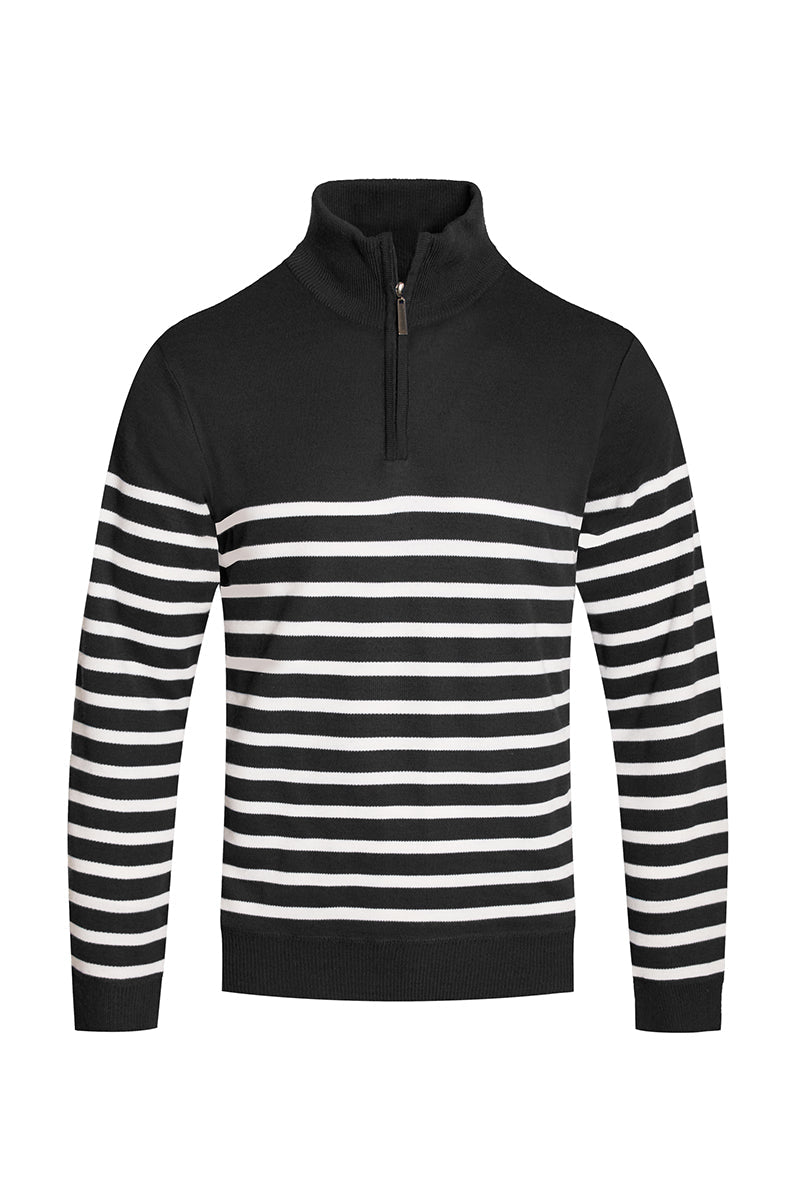 Quarter Zip Up Sweater-5