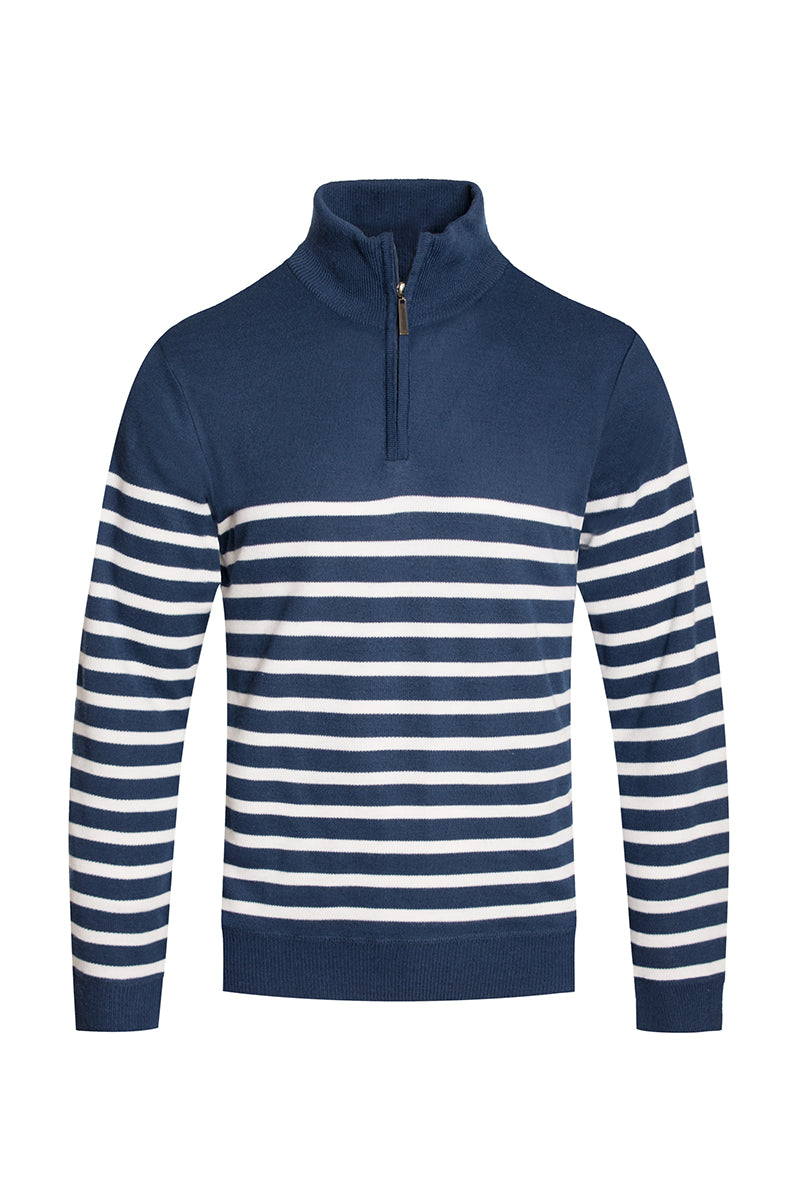 Quarter Zip Up Sweater-6