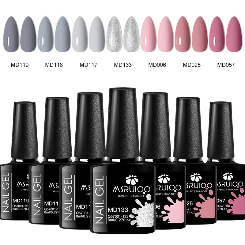 Nail Art Masterpiece Kit 7-Piece Gel Polish Set-9
