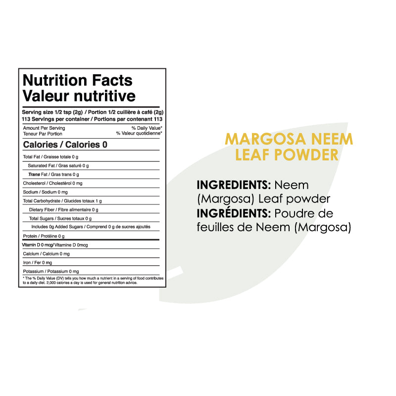 Natural Neem/Margosa Herb Powder, (8 Oz 227 gm)-1